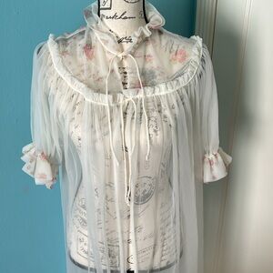 Miss Siren Vintage Sheer Robe